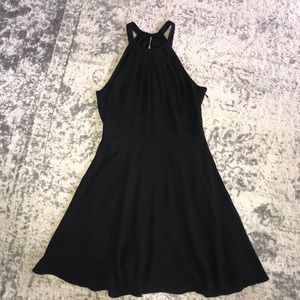 Express High Neck Open Back Dress